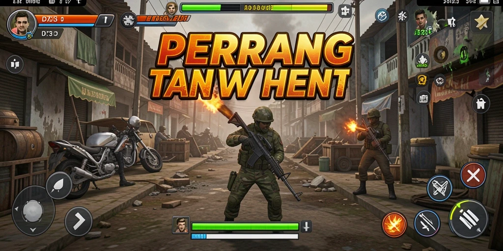 Tangkapan layar menunjukkan aksi seru di game D73.