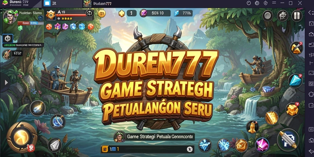 Tampilan gameplay DUREN777 yang penuh aksi dan strategi.