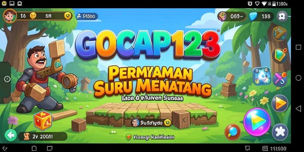 Tangkapan layar gameplay GOCAP123 menampilkan teka-teki yang menarik dan menantang.