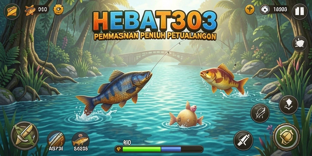 Tangkapan ikan yang besar dalam permainan HEBAT303.