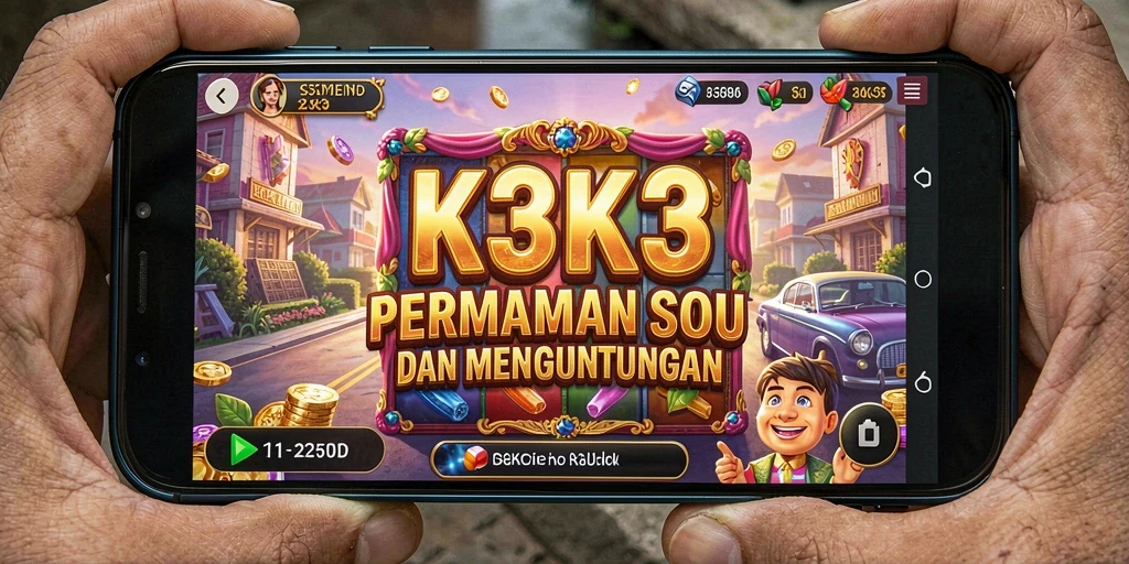 Screenshot K3K3 menampilkan gameplay Slot yang menarik dan menghibur.