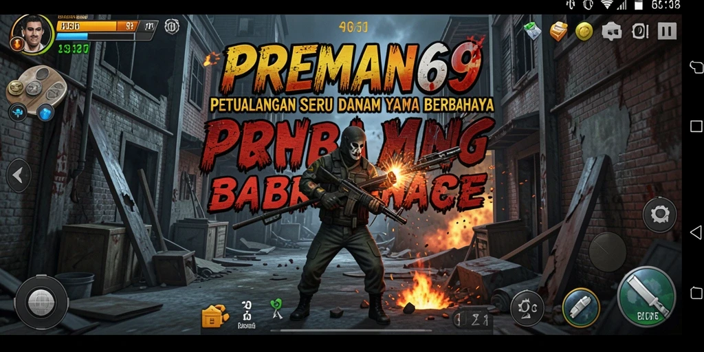 Tangkapan layar gameplay PREMAN69 yang penuh aksi dan eksplorasi.