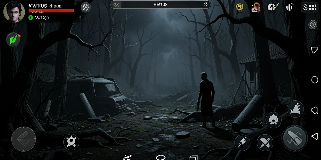 Screenshot menampilkan momen menakutkan dalam gameplay VW108.